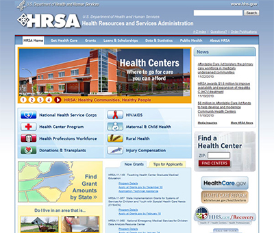 HRSA/US Dept of Health