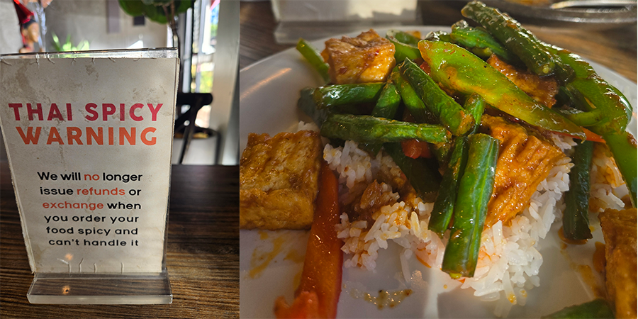 Pad Prik Khing at Pattaya Bay