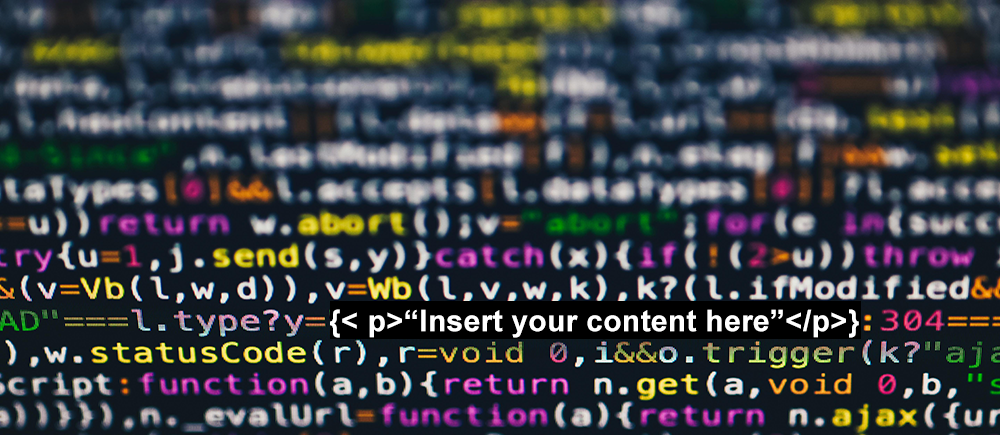 Insert your content here inside code