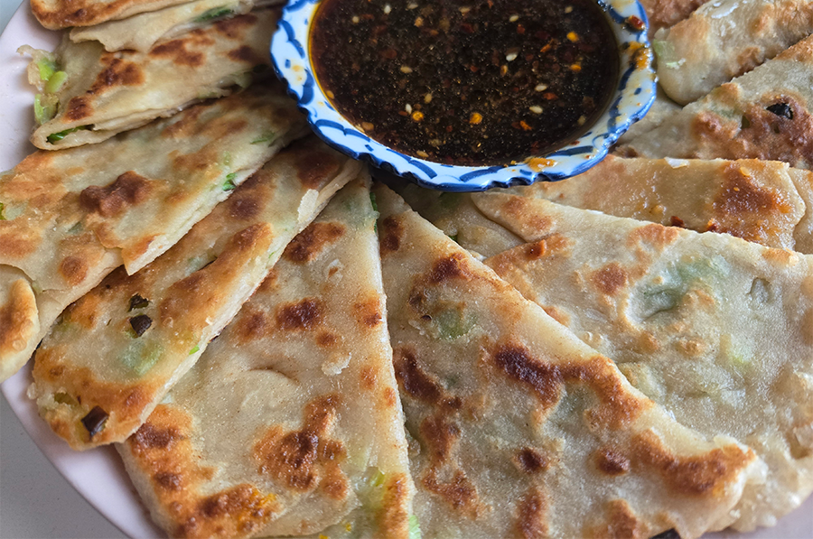 scallion pancakes